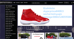 Desktop Screenshot of justbefashion.com